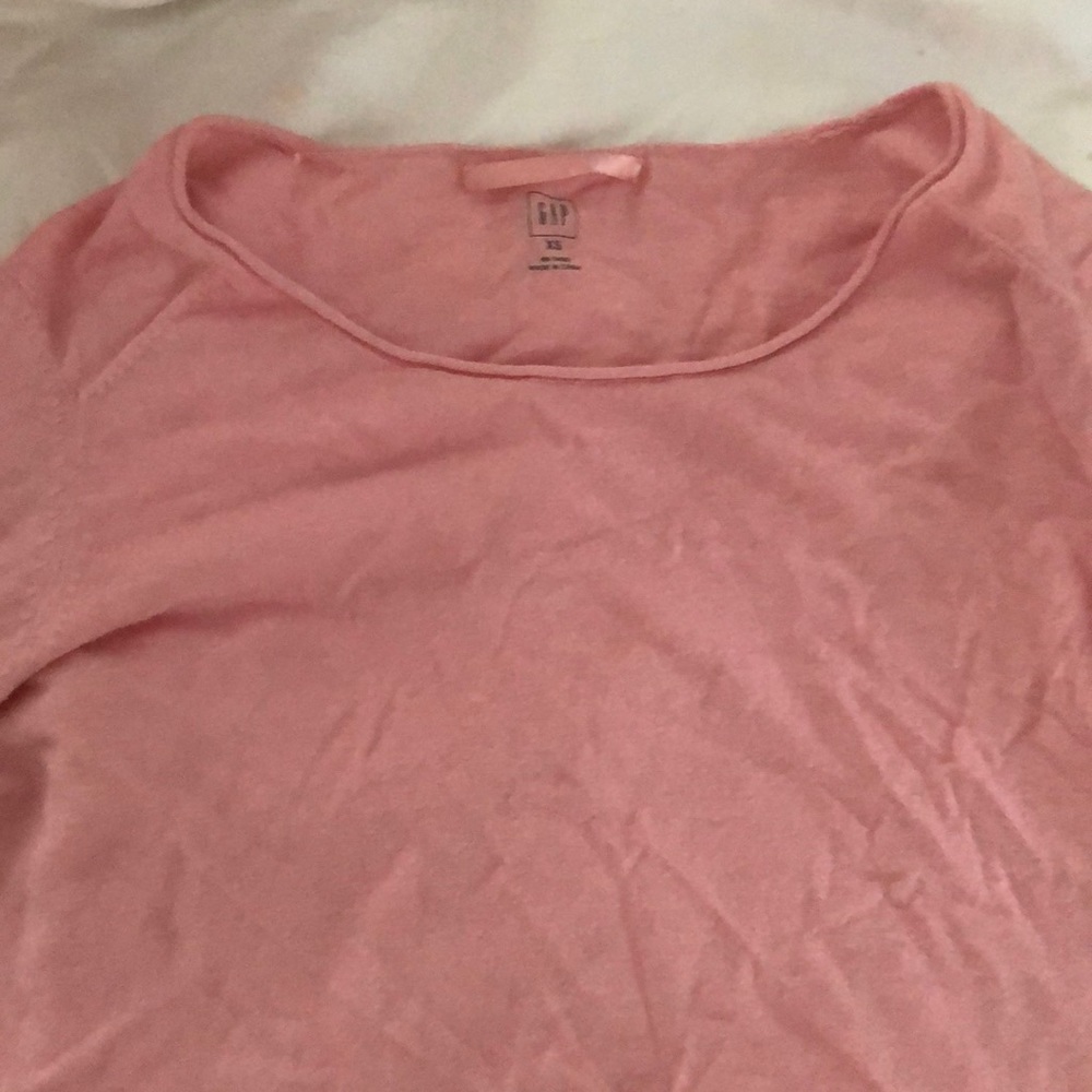 GAP Blush Pink Long Sleeve Shirt SIZE XS